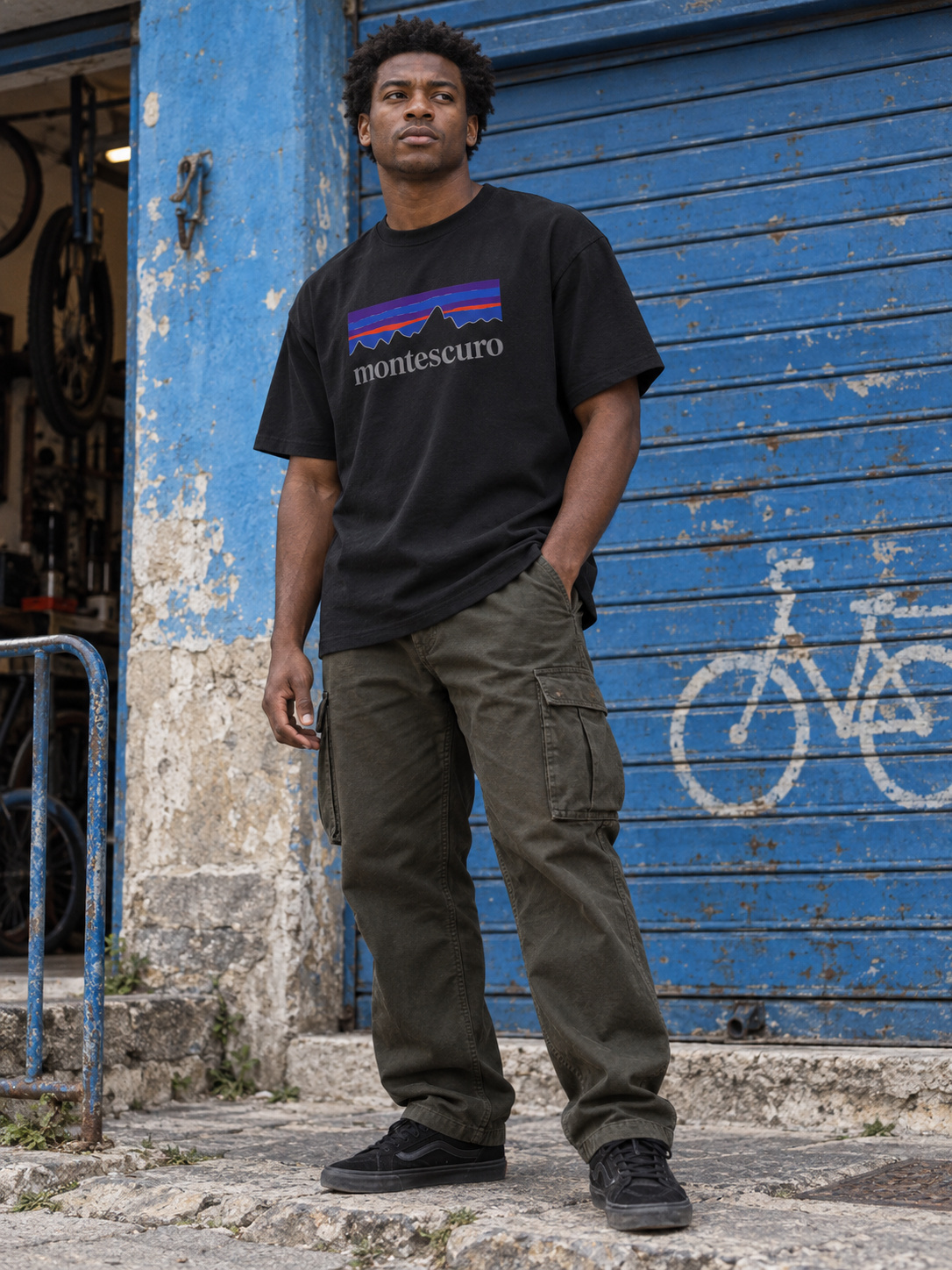 Montescuro T-shirt Oversize nero