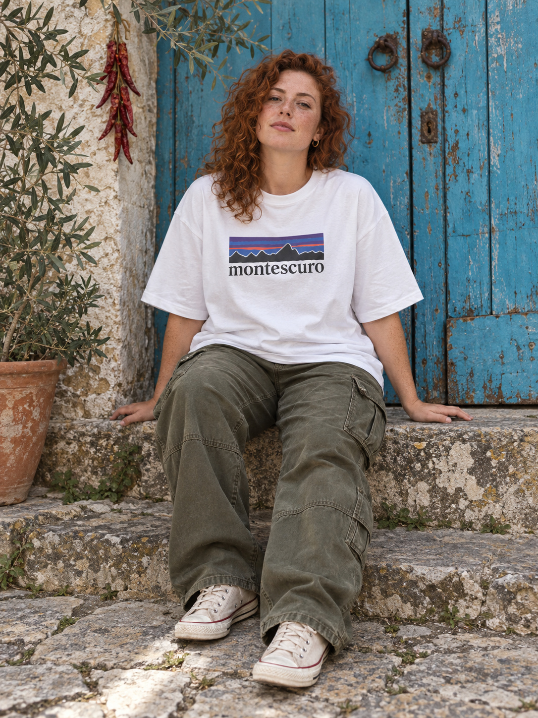 Montescuro T-shirt Oversize bianco