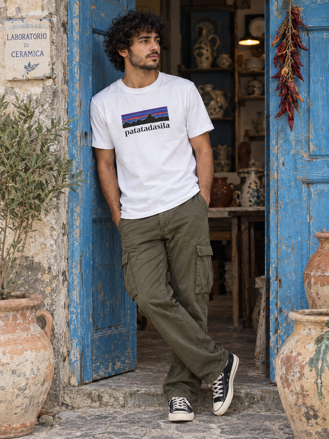 Patatadasila T-shirt Regular bianco