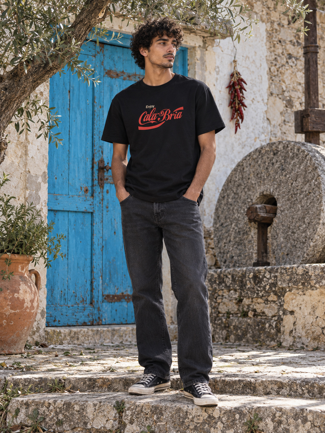Cala Bria T-shirt Regular nero