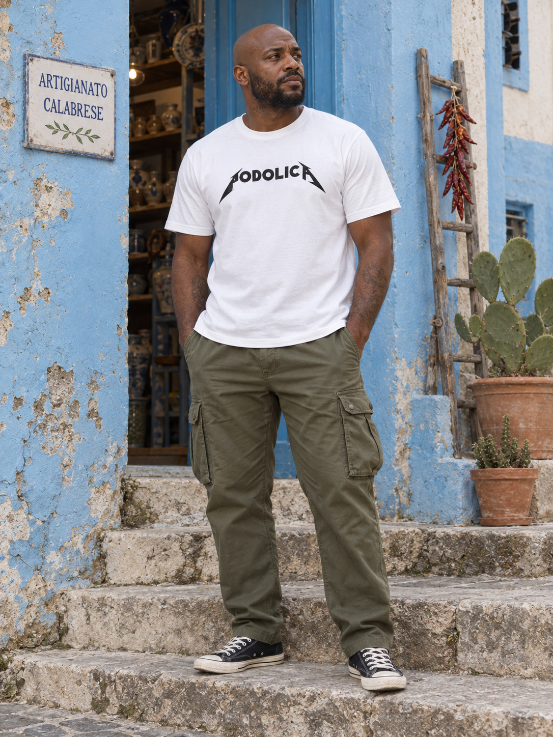 Podolica T-shirt Regular bianco