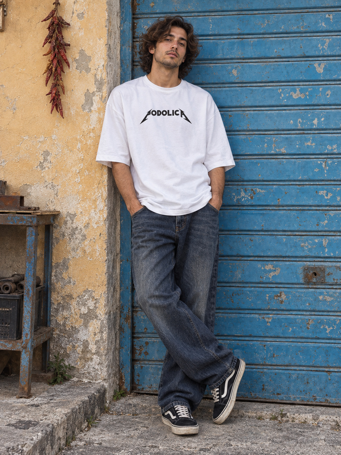 Podolica T-shirt Oversize bianco