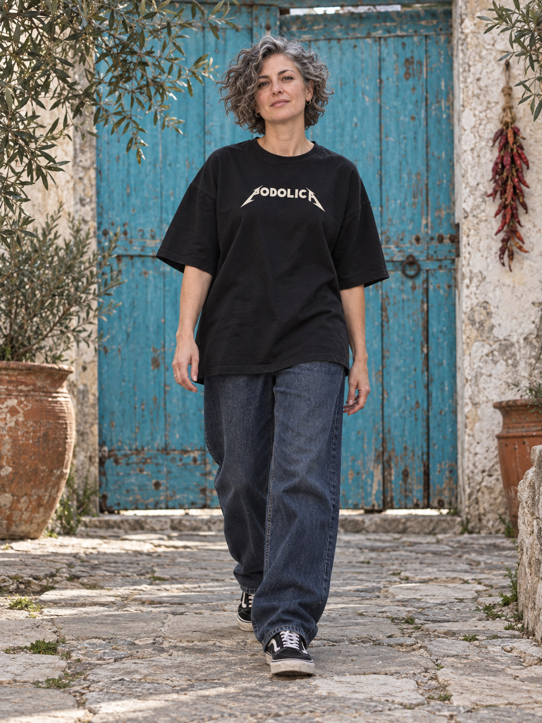 Podolica T-shirt Oversize nero