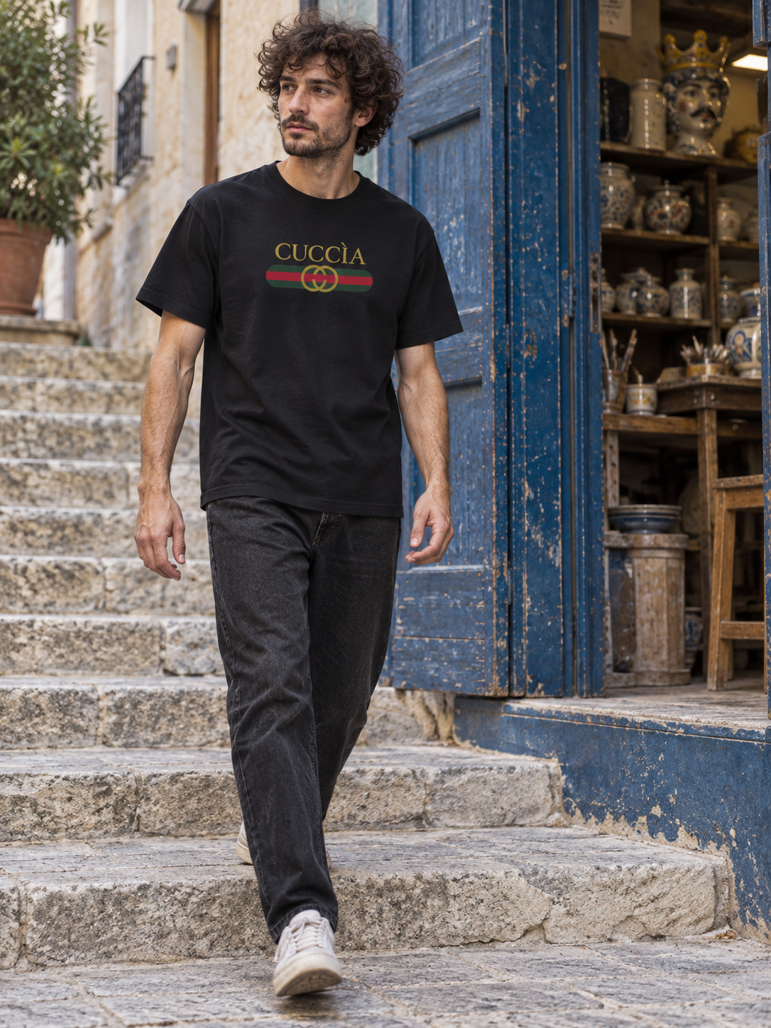 Cuccia T-shirt Regular nero
