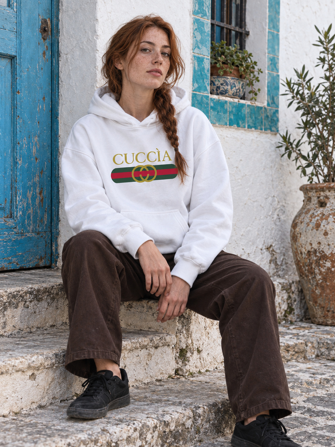 Cuccia Felpa Oversize bianco