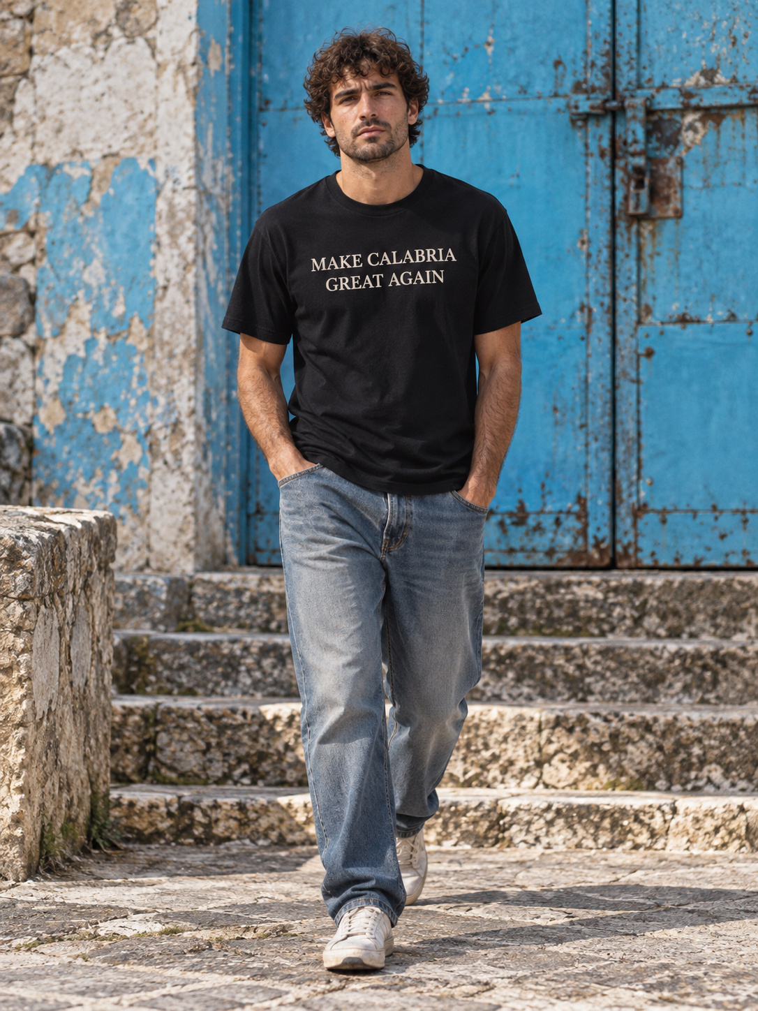 Make Calabria Great Again T-shirt Regular nero