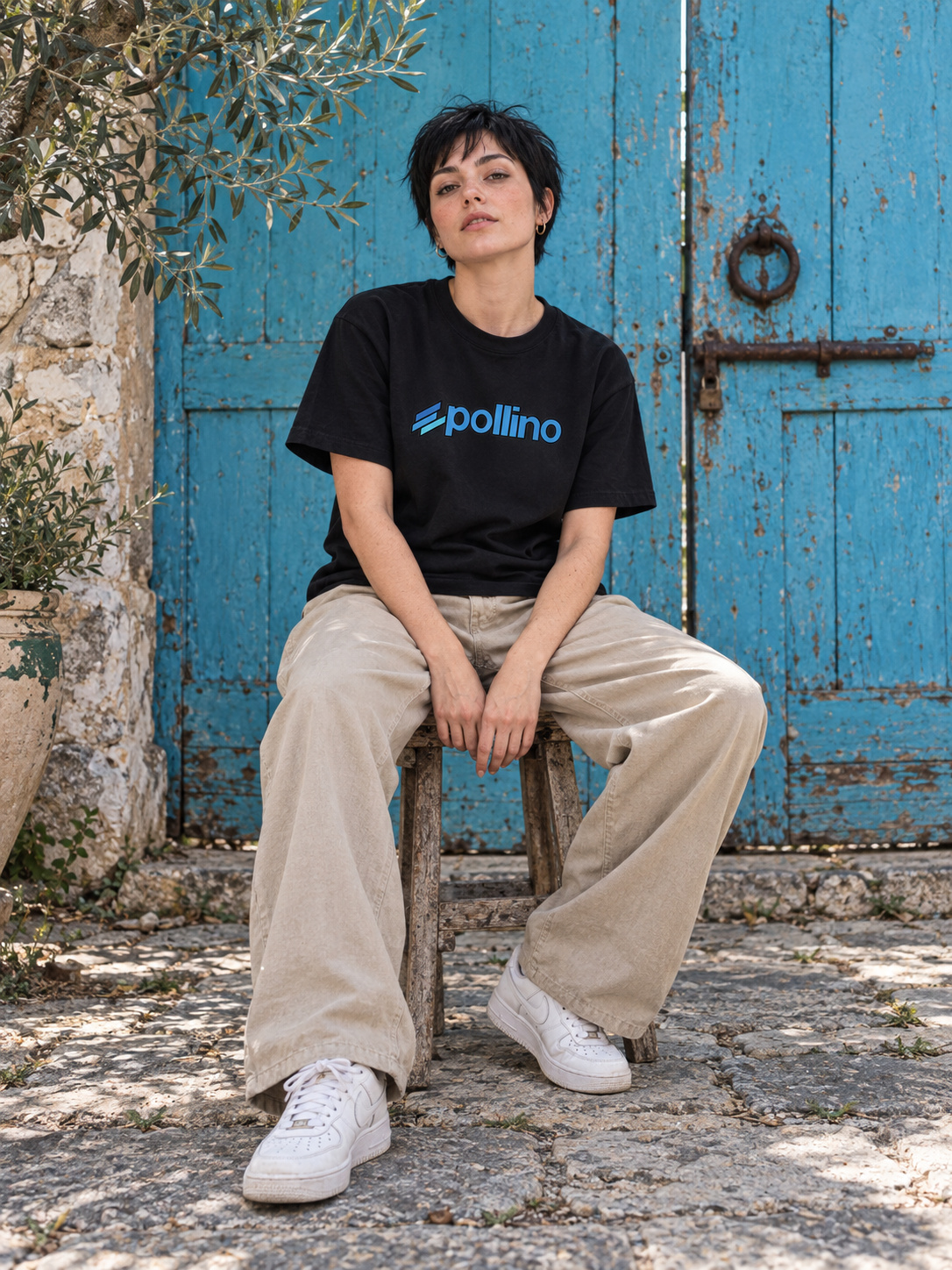 Pollino T-shirt Regular nero
