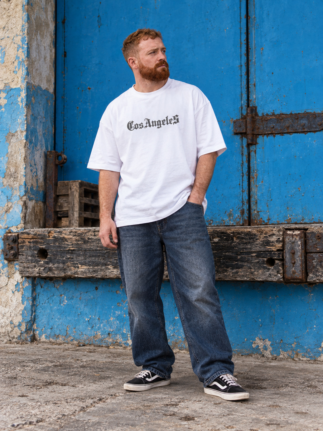 CosAngeles T-shirt Oversize bianco