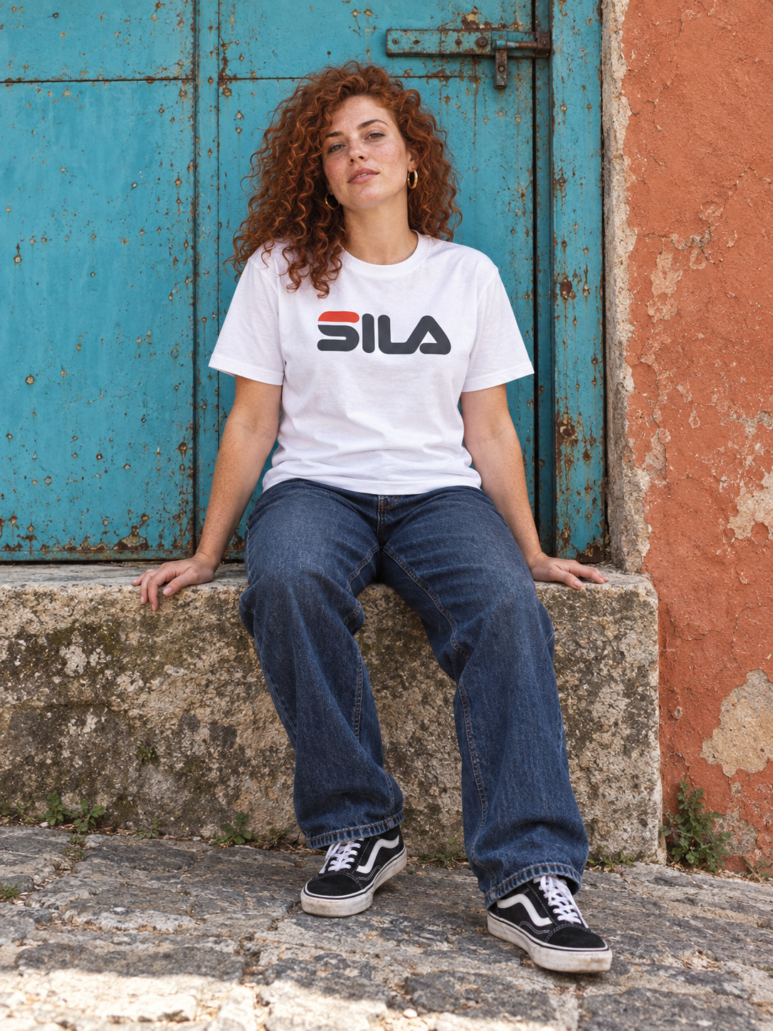 SILA / bianco T-shirt Regular bianco