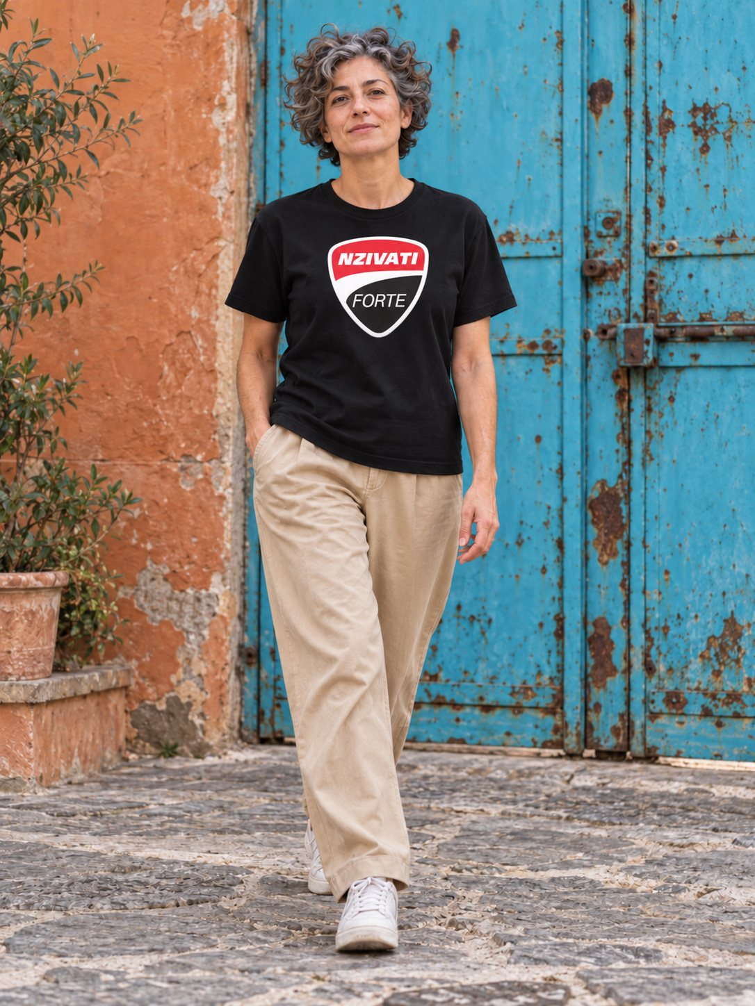 NZIVATI FORTE T-shirt Regular nero