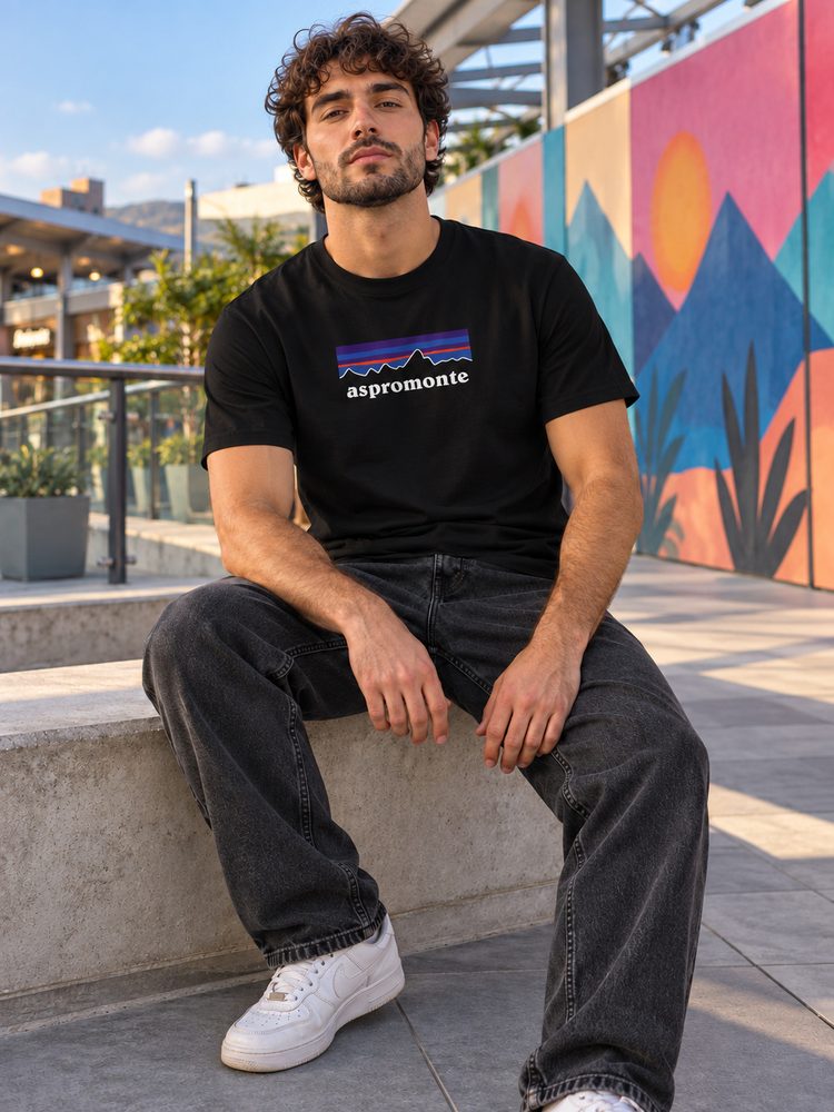 Aspromonte T-shirt Regular nero