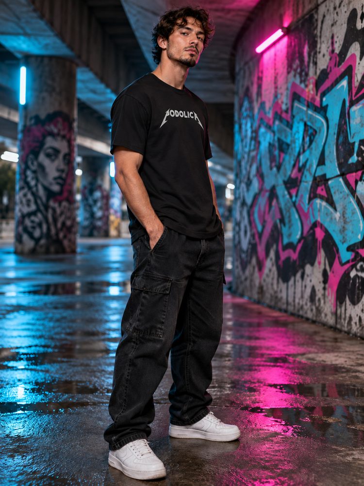 Podolica T-shirt Regular nero