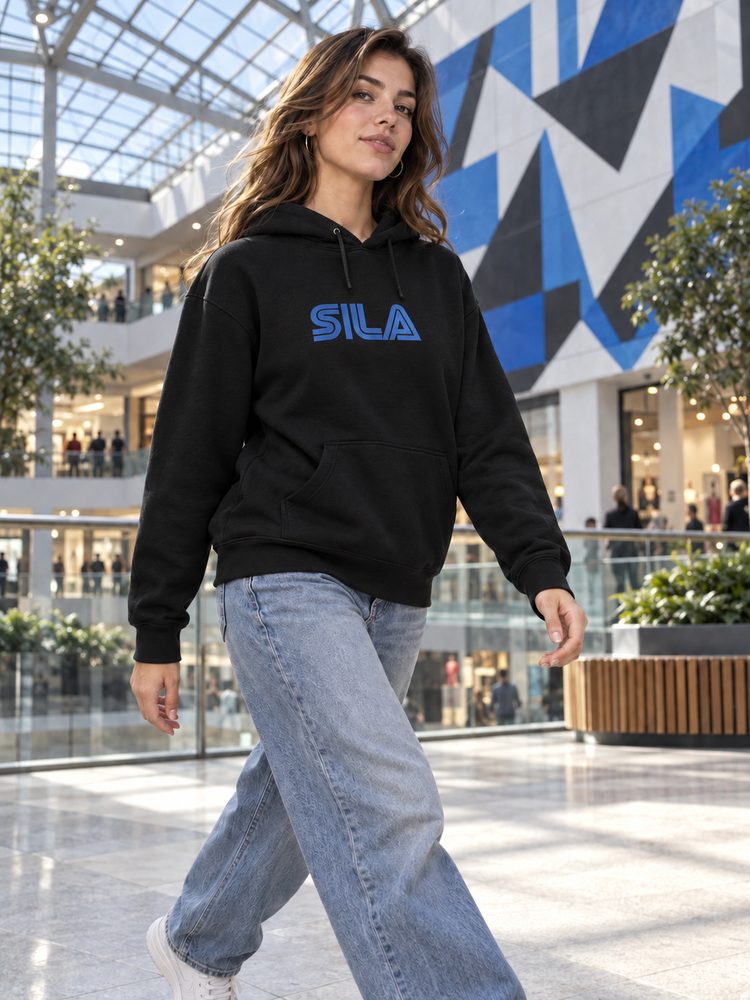 SILA / blu Felpa Regular nero